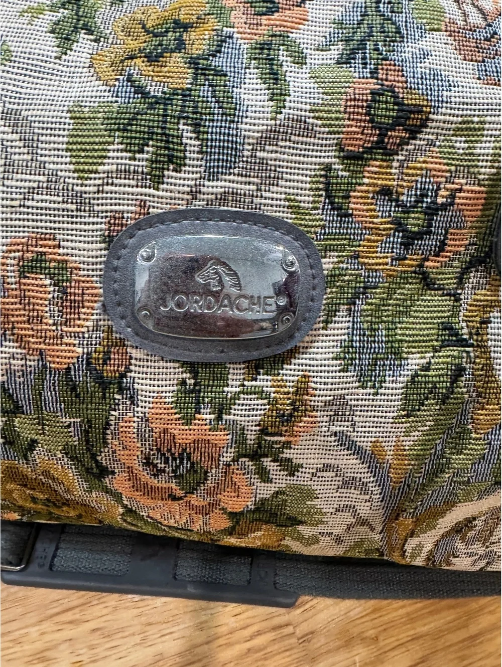 Jordache Floral Tapestry Weekender Duffel Bag Carry On Overnight Travel Bag 22